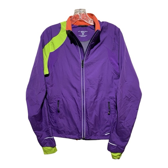 Women’s Brooks Zip Front Lightweight Running Jacket Size M - Picture 1 of 4